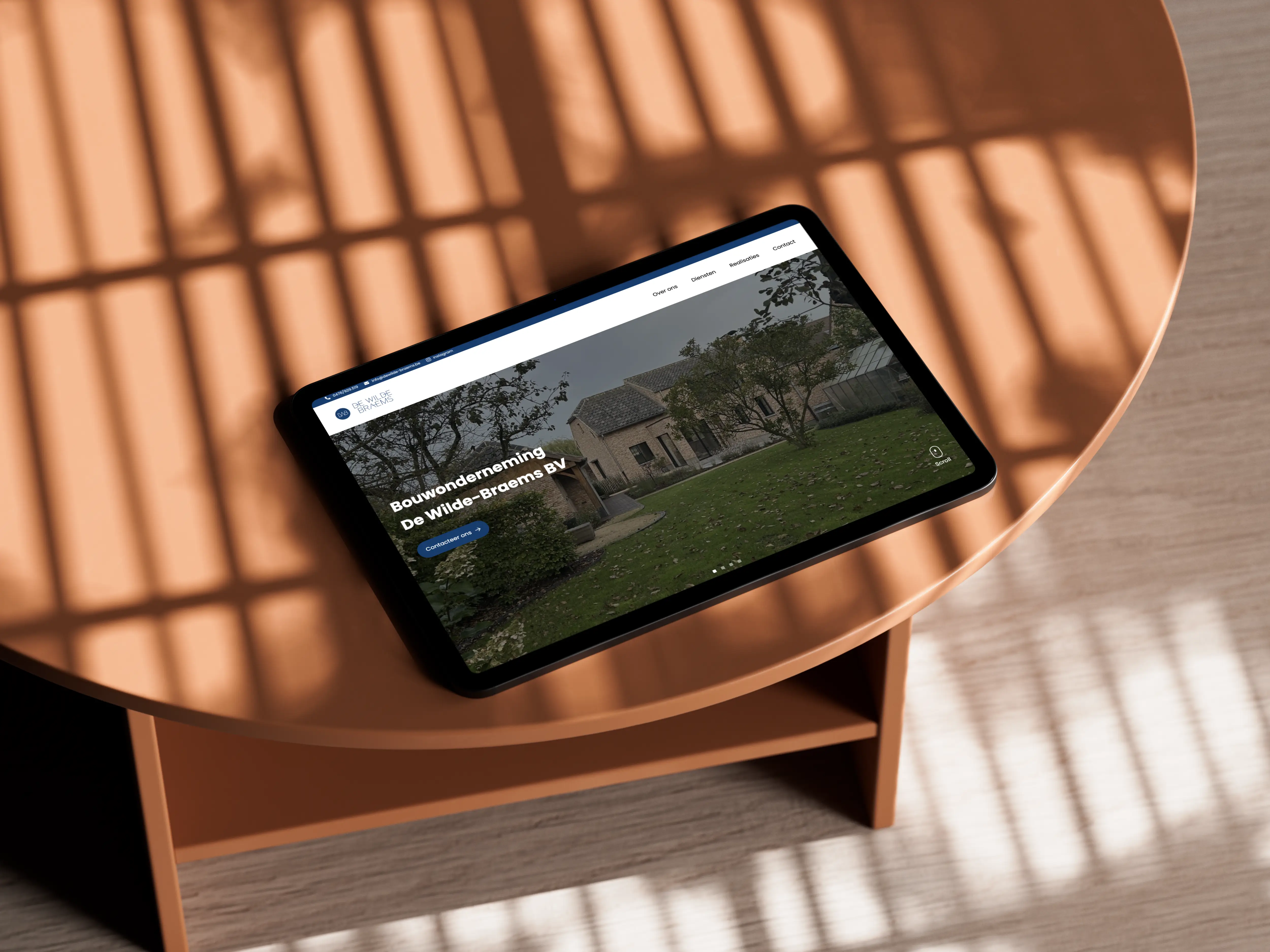 Website for De Wilde - Braems